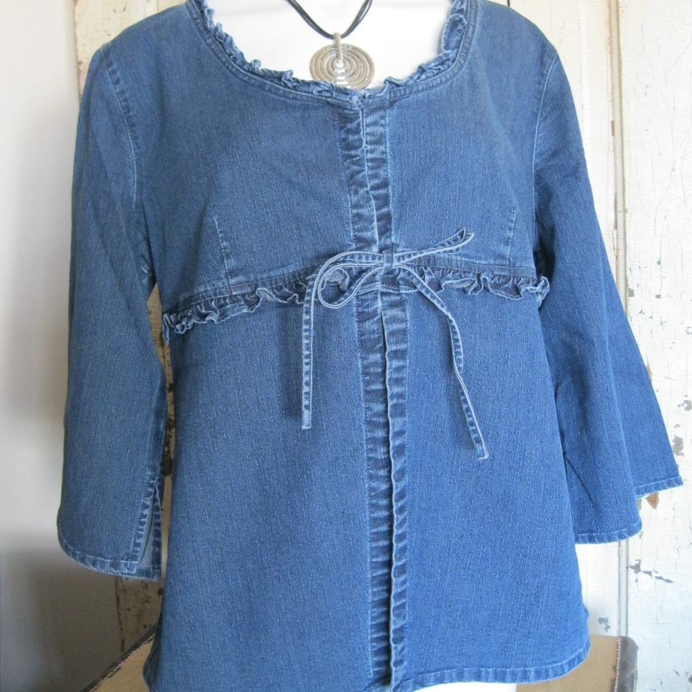 Denim top
